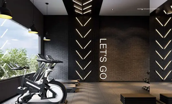Academia e espaço fitness do Residencial Park Avenue